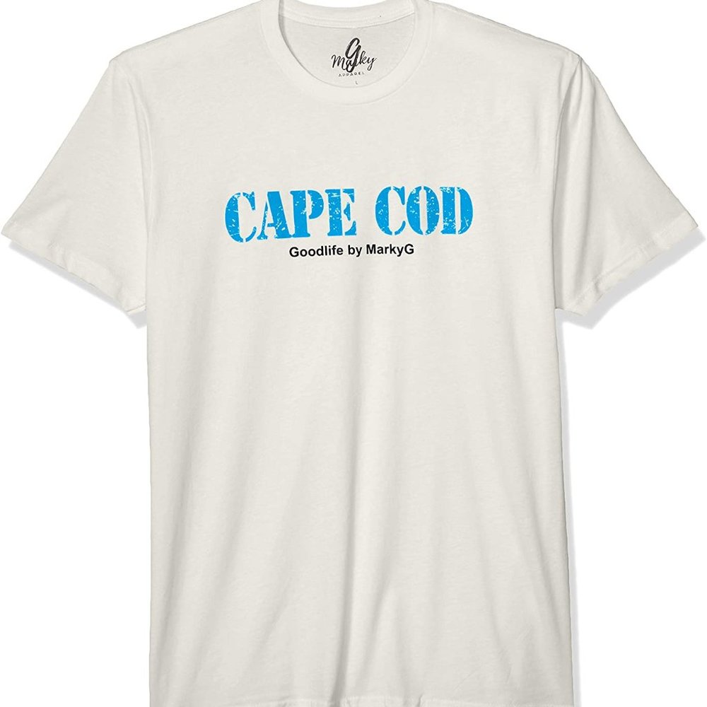 Men's Cape Cod Graphic Suede Crewneck T-Shirt